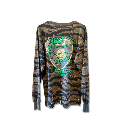 Lambo Long Sleeve Shirt (Tiger Camo)