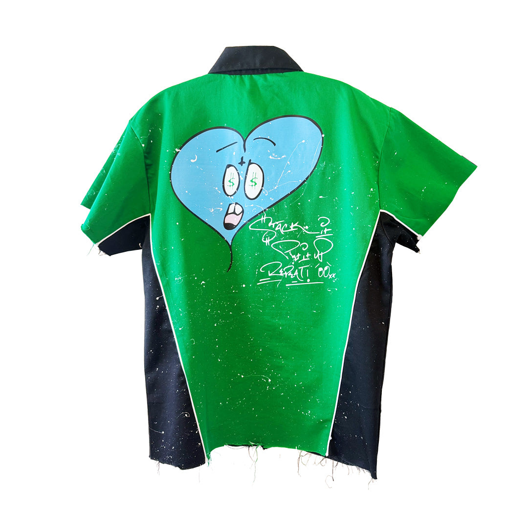 Hustle Mechanic Shirt (Green)