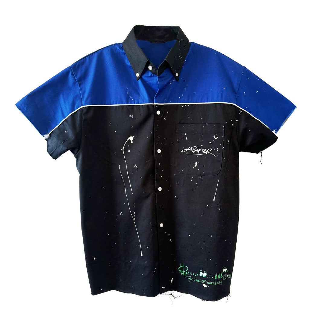 Hustle Mechanic Shirt (Royal)